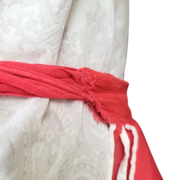Vintage Pinup Red Fancy Crinoline Apron - Picture 4 of 5
